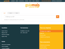 Tablet Screenshot of cep.guiamais.com.br